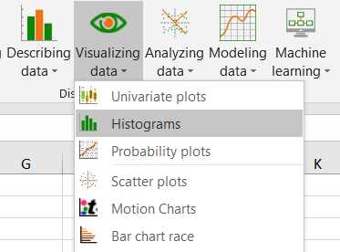 how to make a comparative histogram in excel 2016